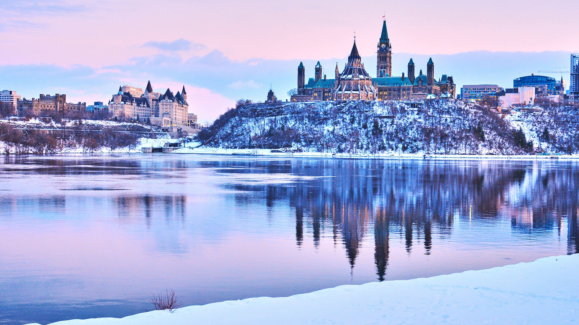 Winter on Parliament Hill